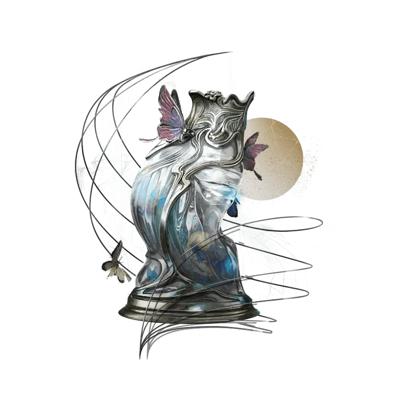 Fluttering Toward the Dusk Eternal