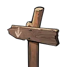 Sign (Down) head icon